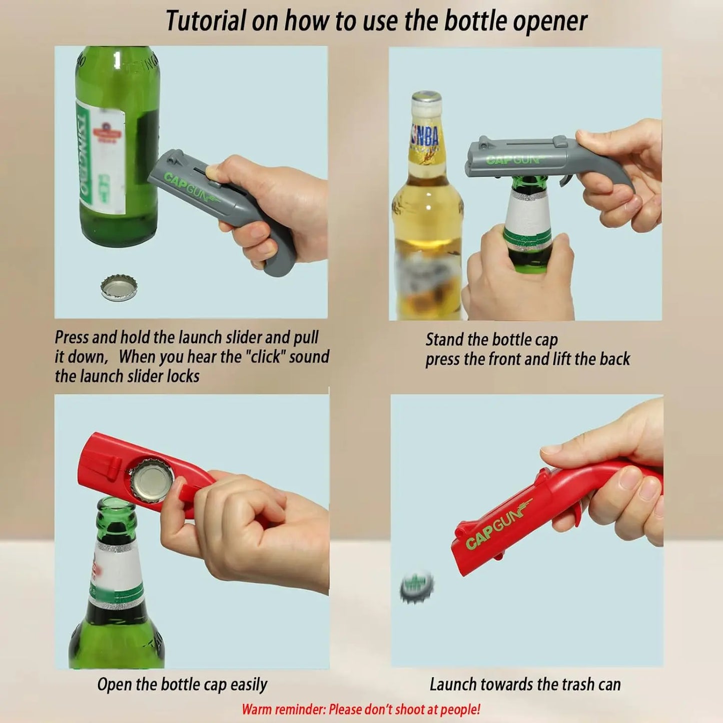🍺 BUY 2 GET 1 FREE – Cap Launcher Bottle Opener | Turn Every Bottle Into a Party Game