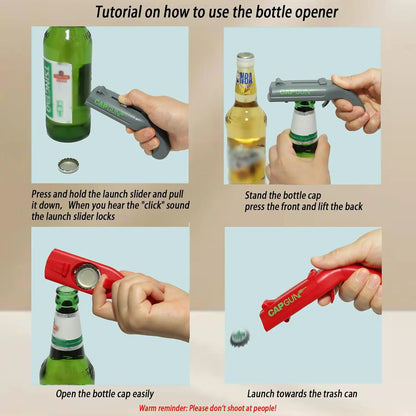 🍺 BUY 2 GET 1 FREE – Cap Launcher Bottle Opener | Turn Every Bottle Into a Party Game