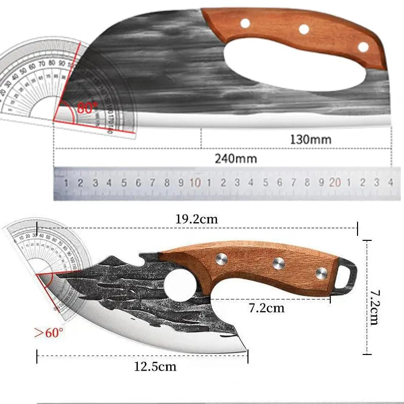 🔥Buy 1 Get 1 Free 🔥Forged Kitchen Knife Set - Sharp Durable Meat Cleaver Chef Knife