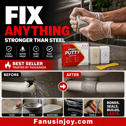 🏭Factory direct 44% off！🛠️All-purpose repair！🔥AB Epoxy Putty Stone Model Repair Clay