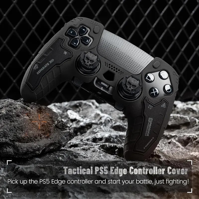 🎮 Tactical PS5 Edge Controller Skin Set