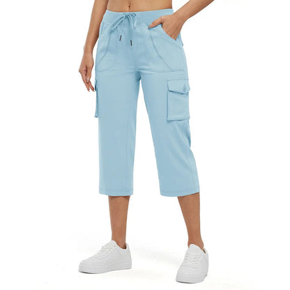 🔥Limited-time offer-Women's Lightweight Hiking Capris: Quick-Dry, 6 Pockets, Loose Fit