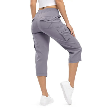🔥Limited-time offer-Women's Lightweight Hiking Capris: Quick-Dry, 6 Pockets, Loose Fit