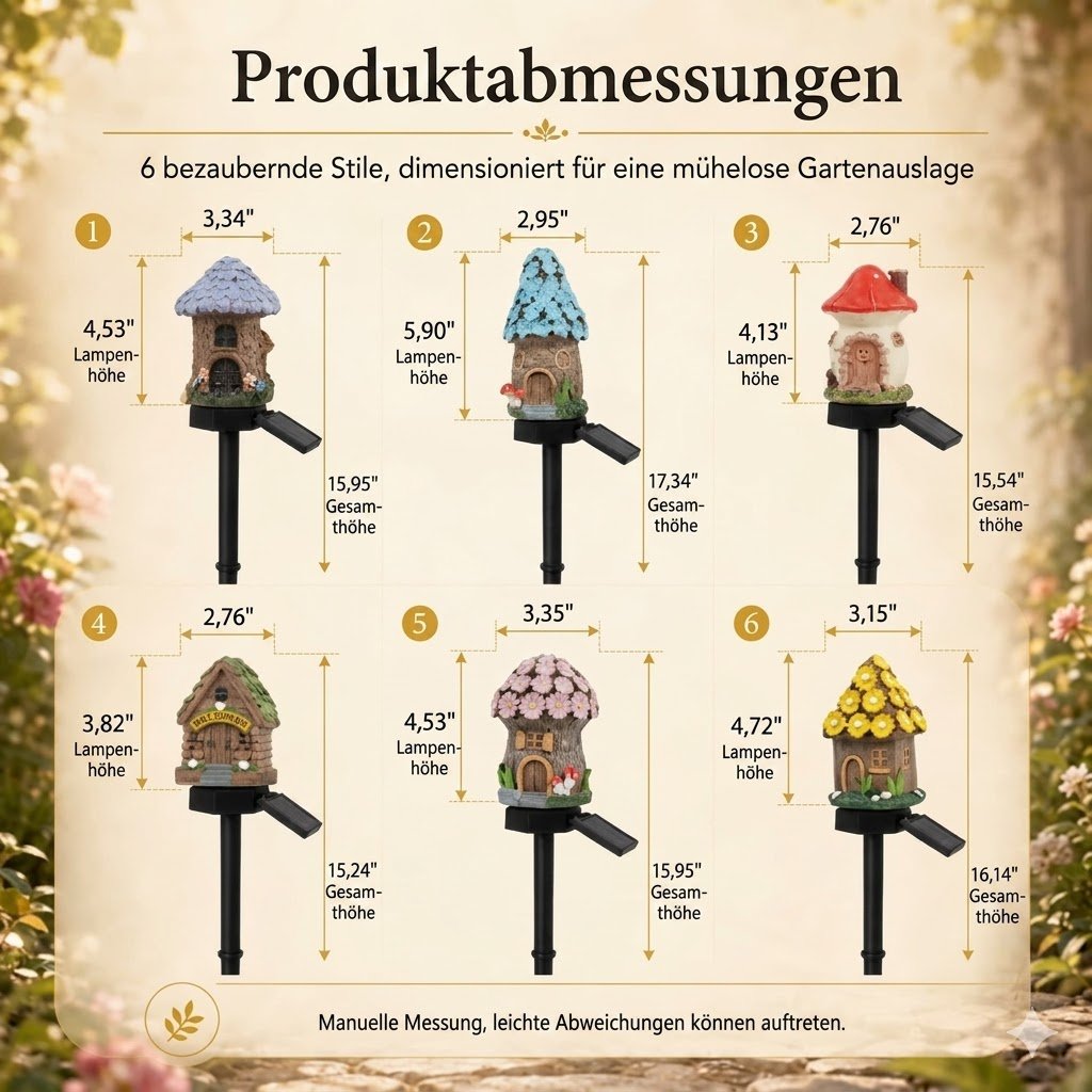 ✨🍄Solar garden light in a fairy-tale mushroom design💡