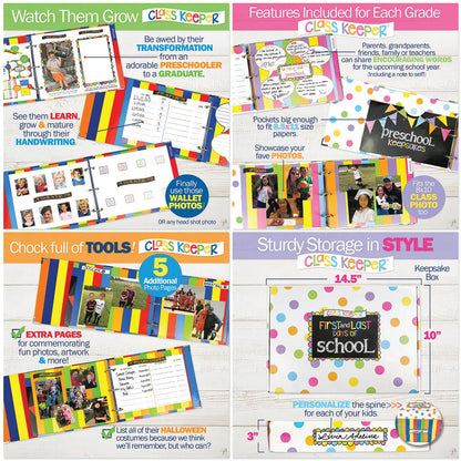🔥Hot Sale 49% off🎁❤️School Days Memory Book|Simple & Stylish Keepsake Album📚