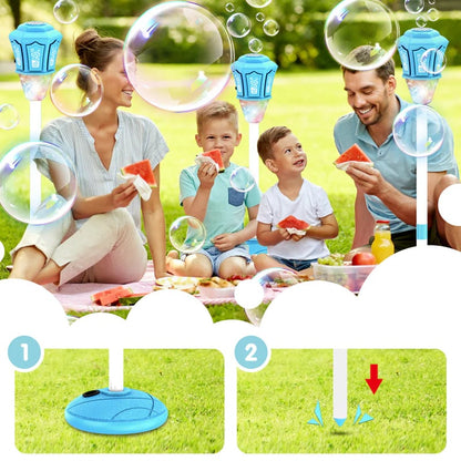 🌈 BEST SELLER – Rechargeable Bubble Machine with LED Lights & Endless Bubble Fun!