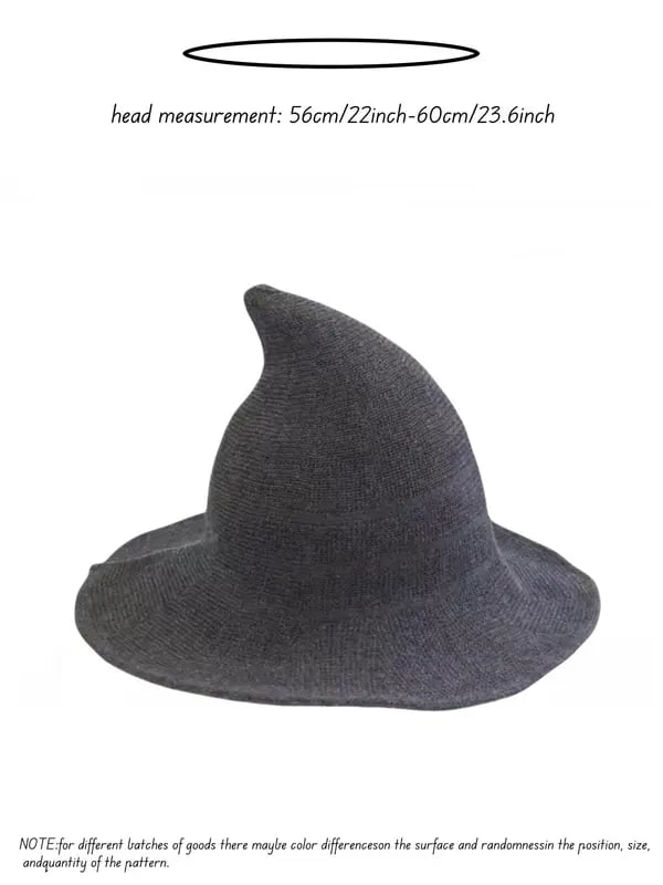 🧙 Knitted Wizard Hat  - ✨ Cozy Halloween Fantasy Costume Accessory(📦Buy 2 Free Shipping)