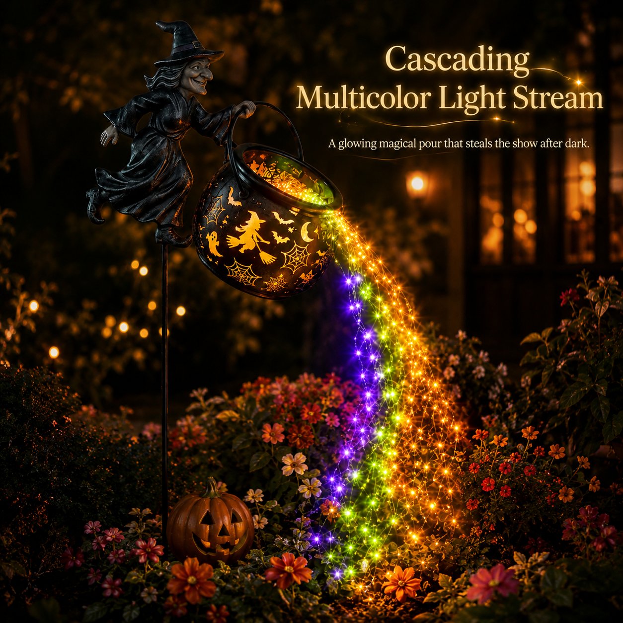 🎃 Halloween Witch Cauldron Garden Light(📦Buy 2 Free Shipping)