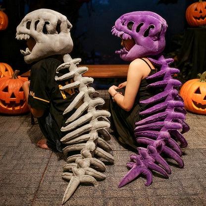 Why You'll Love Becoming a Fossil-Gothic Dinosaur Skeleton Wearable Pillow | Head Cushion for Home & Party
