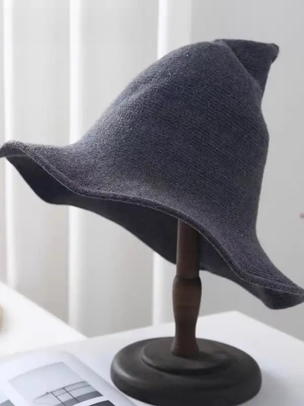 🧙 Knitted Wizard Hat  - ✨ Cozy Halloween Fantasy Costume Accessory(📦Buy 2 Free Shipping)