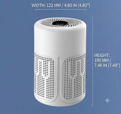 🌀 Air Purifier for Home 🌿 Includes Filter & Aromatherapy Tablets