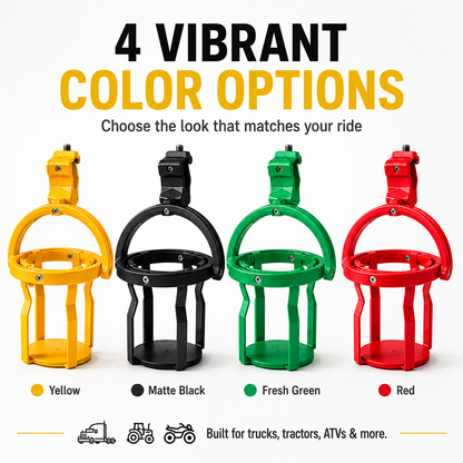 🥤Gyroscopic Anti-Spill Cup Holder | Clamp-On Auto-Level Drink Holder