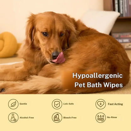 🏆 [BEST SELLER] 5-Minute "No-Rinse" Pet Grooming Gloves for gentle cleaning