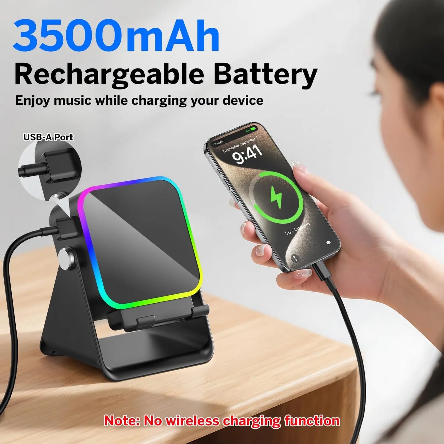 Buy 1 Get 2nd 50% OFF🔥5-in-1 Wireless Induction Speaker – The Ultimate Space-Saving Sound Solution!