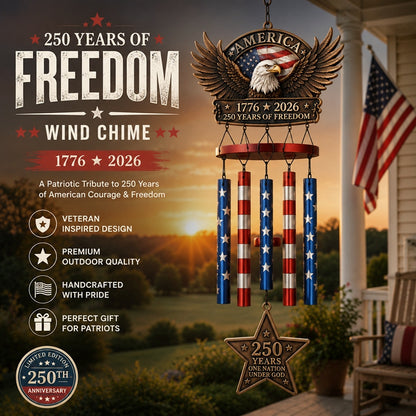 💥Flash Sale - Up To 49% Off ⏰ - 250 Years of Freedom™ Commemorate Wind Chime