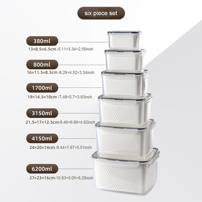 🍓 Food Storage Containers for Refrigerator Organization