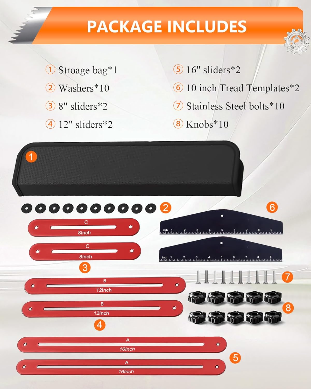 Aluminum Alloy Stair Tread Template Tool
