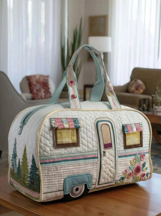 🔥50% OFF✨Hippie Van Quilted Duffle Bag