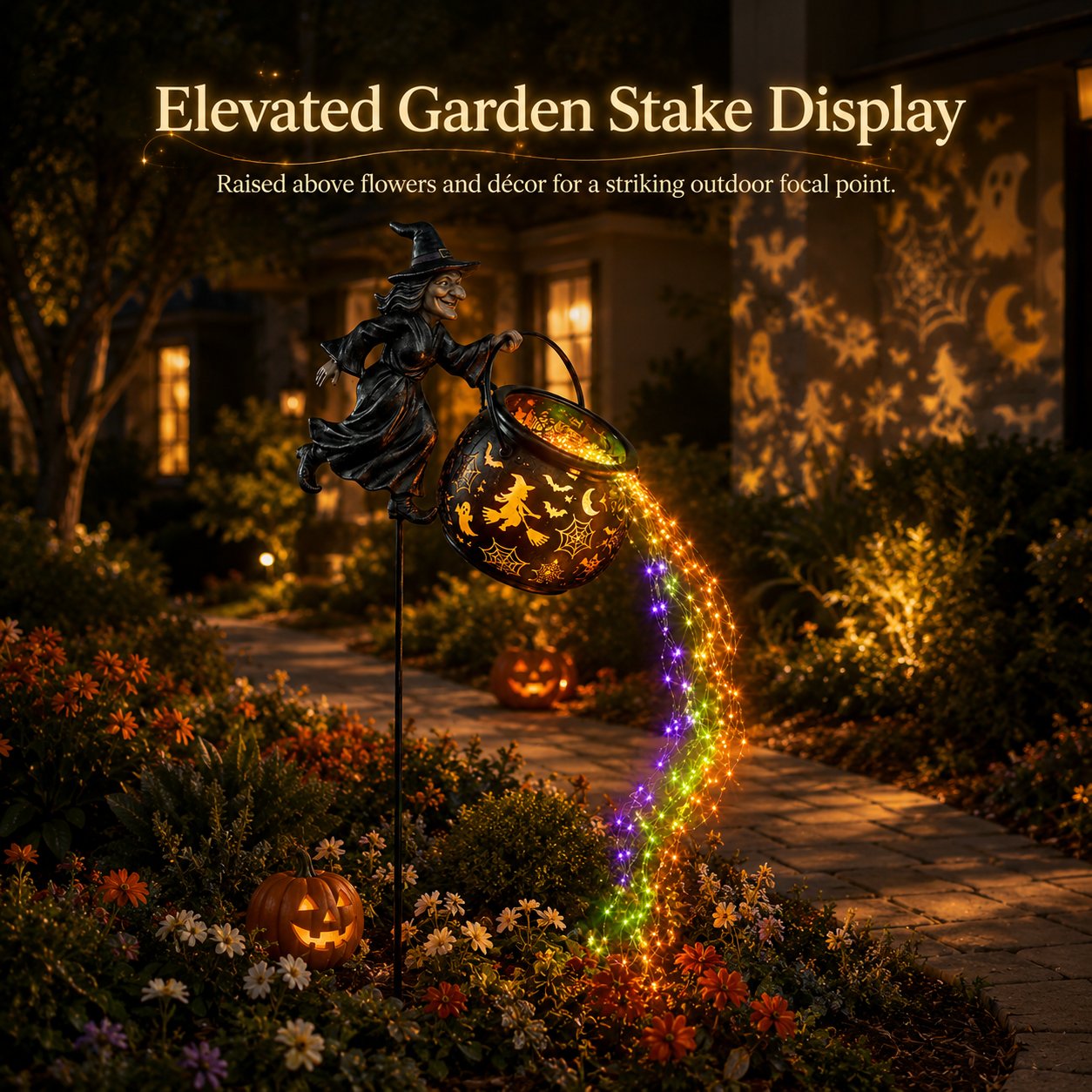 🎃 Halloween Witch Cauldron Garden Light(📦Buy 2 Free Shipping)