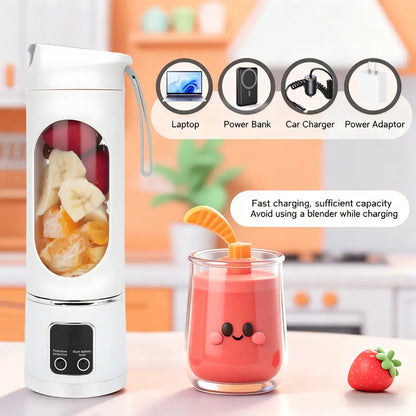 【💥Summer Sale Deals-50% OFF】Portable 15.22 Oz USB Rechargeable Personal Blender with LED Display🥤