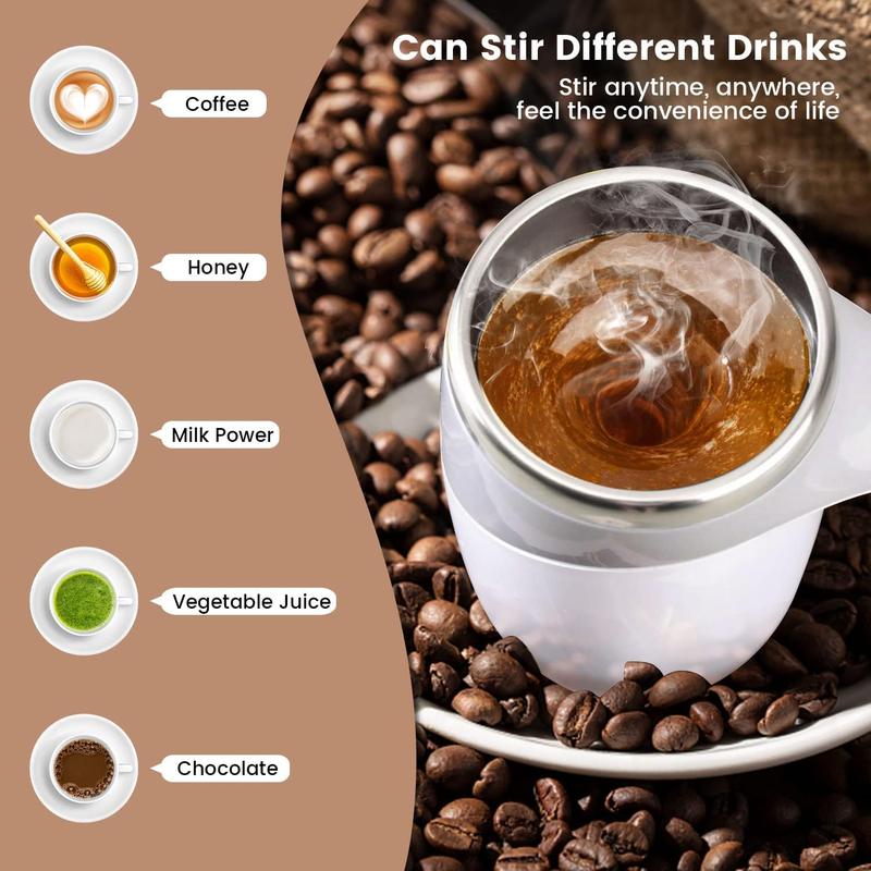 🎁 Best Gift Pick — Self-Stirring Mug✨ Your Perfect Drink, Perfectly Mixed ☕