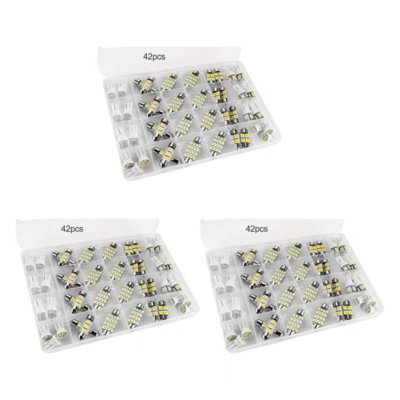 All-in-One Automotive LED Interior Conversion Kit (42-Piece Set)