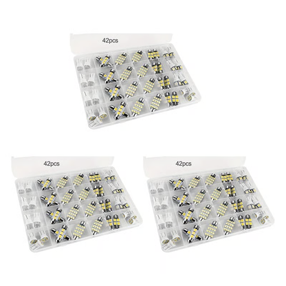 All-in-One Automotive LED Interior Conversion Kit (42-Piece Set)