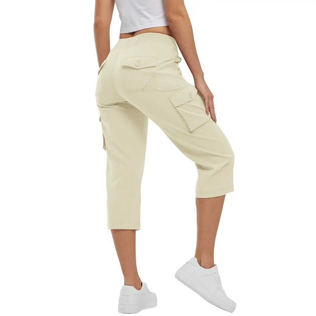 🔥Limited-time offer-Women's Lightweight Hiking Capris: Quick-Dry, 6 Pockets, Loose Fit