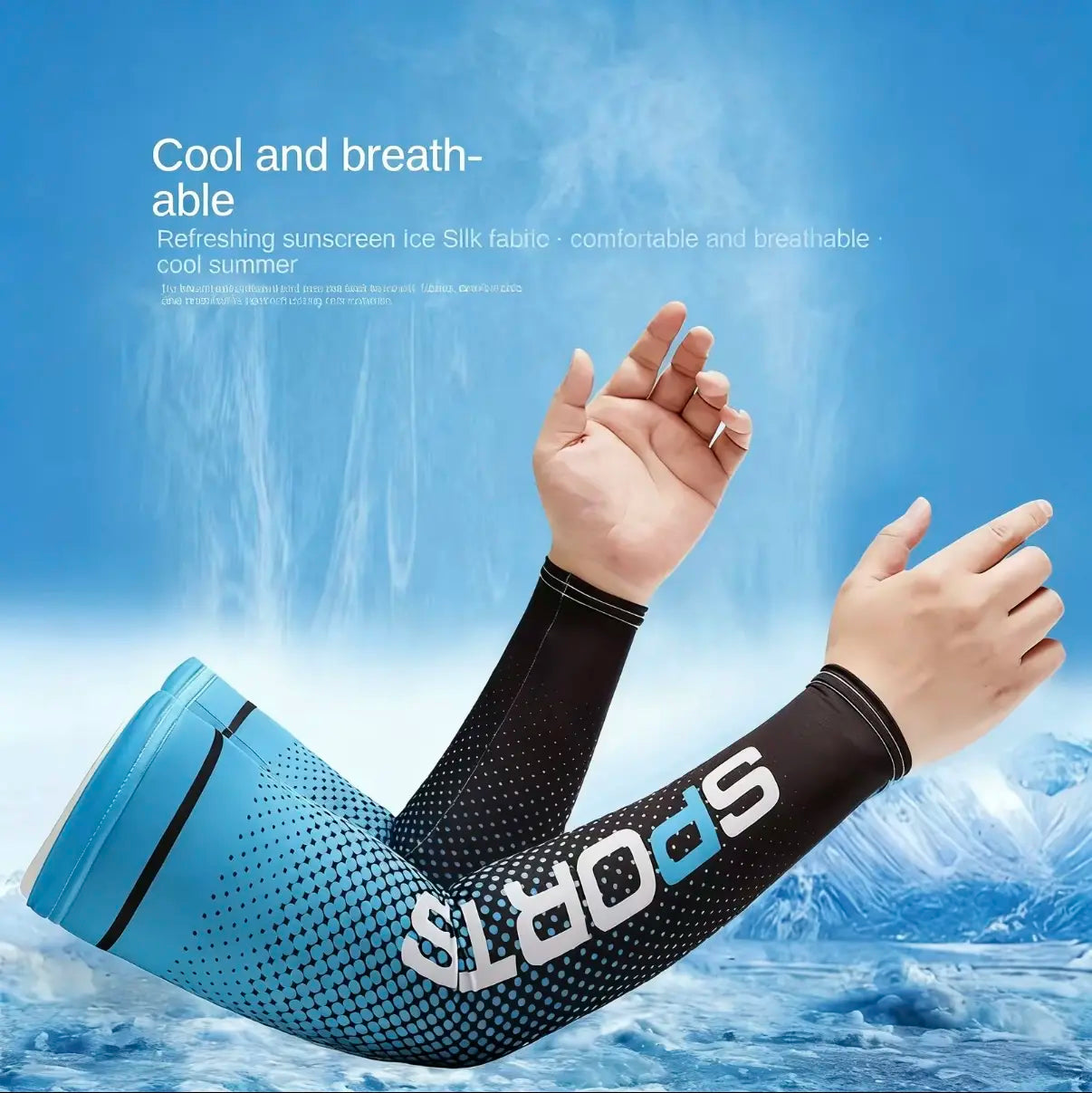 🔥 HOT SELLING | 5 Pairs Cooling Arm Sleeves | Stay Cool, Prevent Sunburn & Protect Your Skin All Summer Long