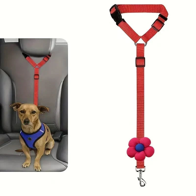 🔥HOT SELL🎁2-in-1 Dog Car Seat Belt & Walking Leash