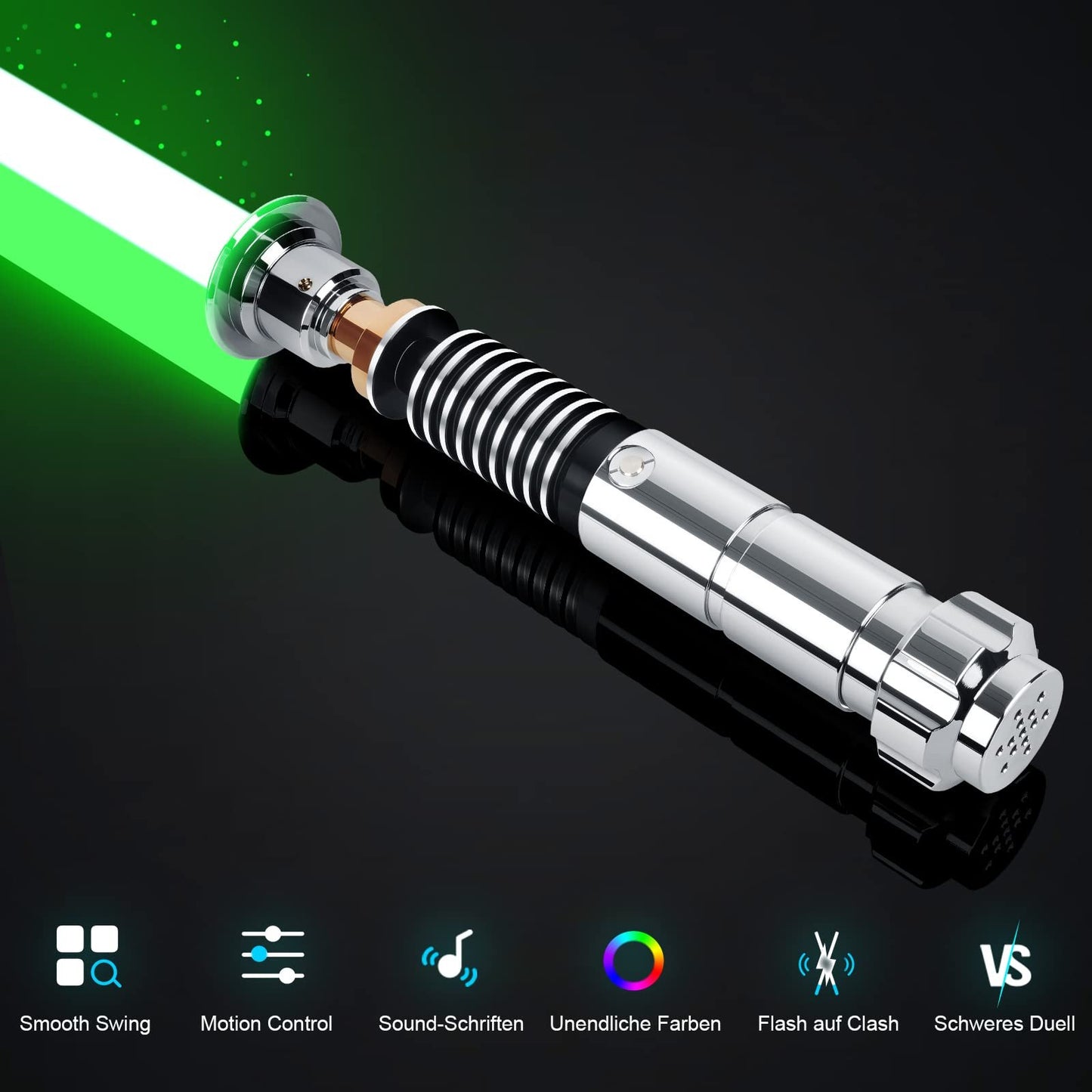Legendary Luke Skywalker RGB Lightsaber – Motion-Activated with Infinite Colors