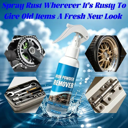 100ML Auto Iron Powder Remover – Safe for All Wheels & Paint 🛡️