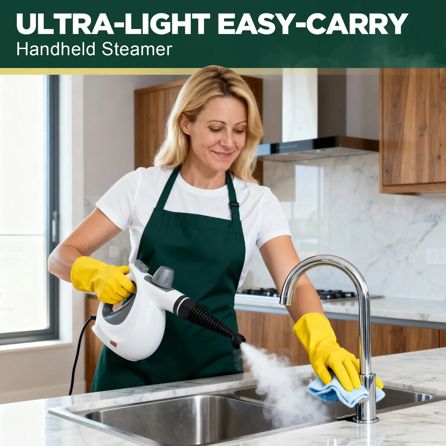 Effortless Deep Cleaning 🔥 The Ultimate 12-in-1 Handheld Steam Cleaner for a Chemical-Free Home🎁