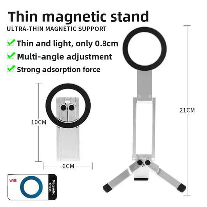 🔥 BEST-SELLER: The 65g Ultra-Slim Magnetic Pocket Tripod — Instant Hands-Free Filming & Pro Angles Anywhere!