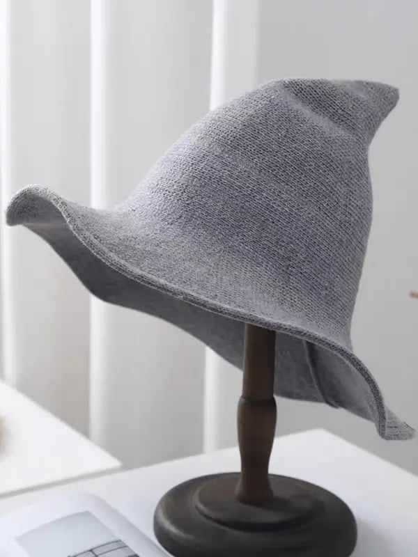 🧙 Knitted Wizard Hat  - ✨ Cozy Halloween Fantasy Costume Accessory(📦Buy 2 Free Shipping)