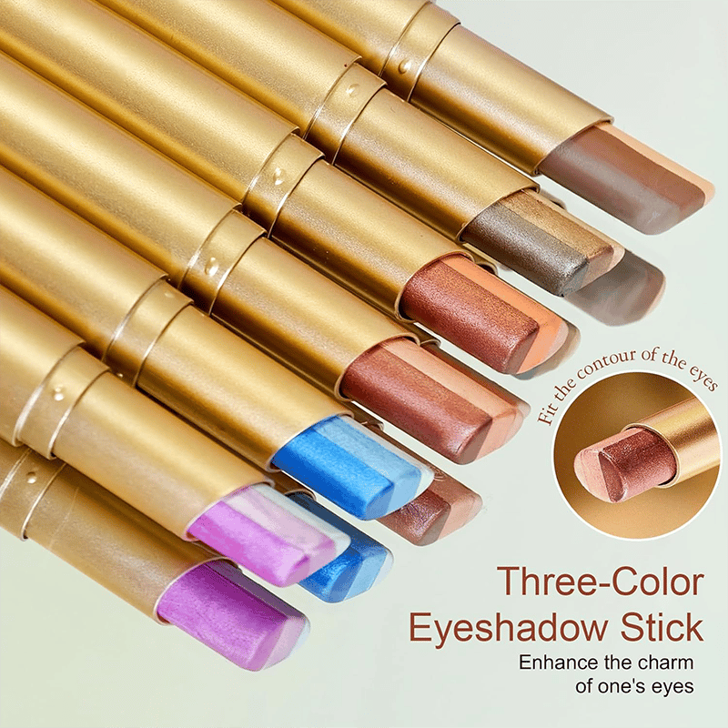 😍 Trending Now – 3 Color Eyeshadow Stick | Create Stunning Gradient Eyes Instantly