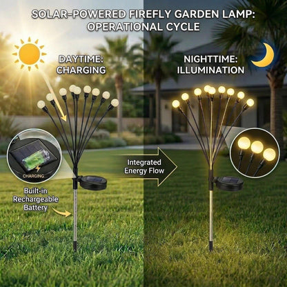 🎉NEW ARRIVAL-49% OFF✨🌿 Solar Firefly Glow Stakes – 32/48LED Garden Lights That Dance in the Breeze
