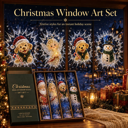 ❄️🎅🏼 Weihnachts-Fensteraufkleber 2026