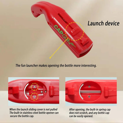 🍺 BUY 2 GET 1 FREE – Cap Launcher Bottle Opener | Turn Every Bottle Into a Party Game
