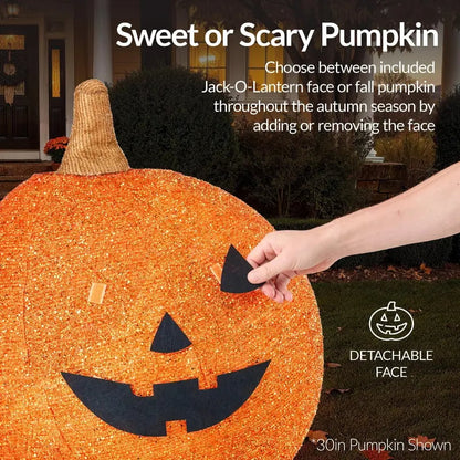 ⚡Hot Sales 49% OFF🔥2pc Lighted Pop-Up Outdoor Pumpkin Set