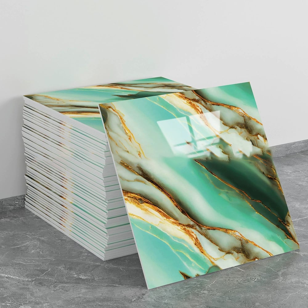 10 Pcs Marble Peel and Stick Waterproof Wall Panels🔥