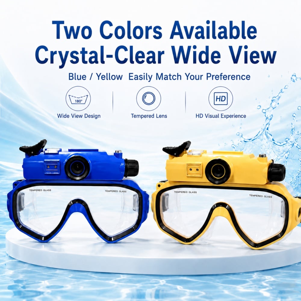 🤿2K Recording Goggles-HD Underwater Photography Glasses