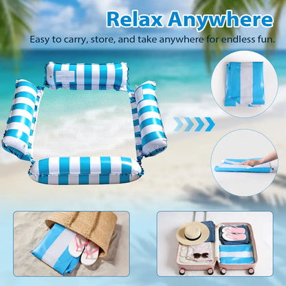 🌊SUMMER BESTSELLER🔥Inflatable Pool Floats Adult | No Sinking, No Leaks, All-Day Summer Comfort!