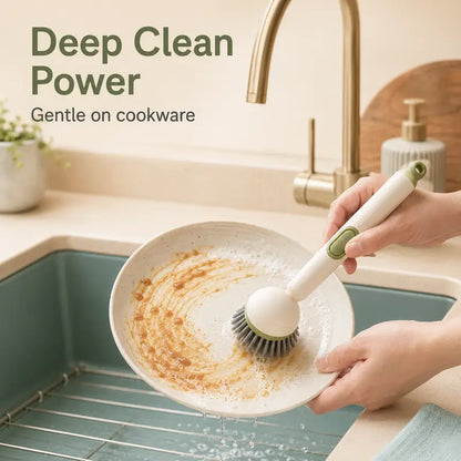 50% OFF Sale: Stop Scrubbing Dead Zones! The 360° Rotating Smart Brush That Cleans Every Corner 🍳✨