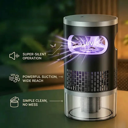 🔥 Flash Sale 49% OFF – 2026 Upgrade⚡Indoor Insect Trap with Light and Suction Non Zapper Flying Bug Catcher