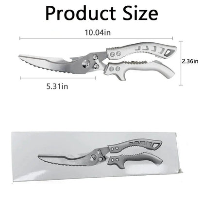 🔥Hot Sale🔥🔪Professional Heavy-Duty Kitchen Shears with Slip Handle & Safety Lock