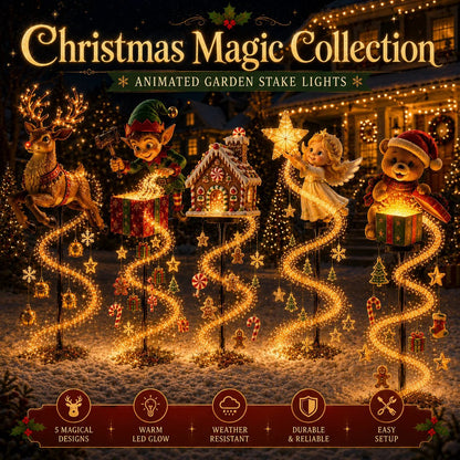 🎄✨"Christmas Magic Garden" Collection – Transform your garden into a winter wonderland with enchanting, flowing lights