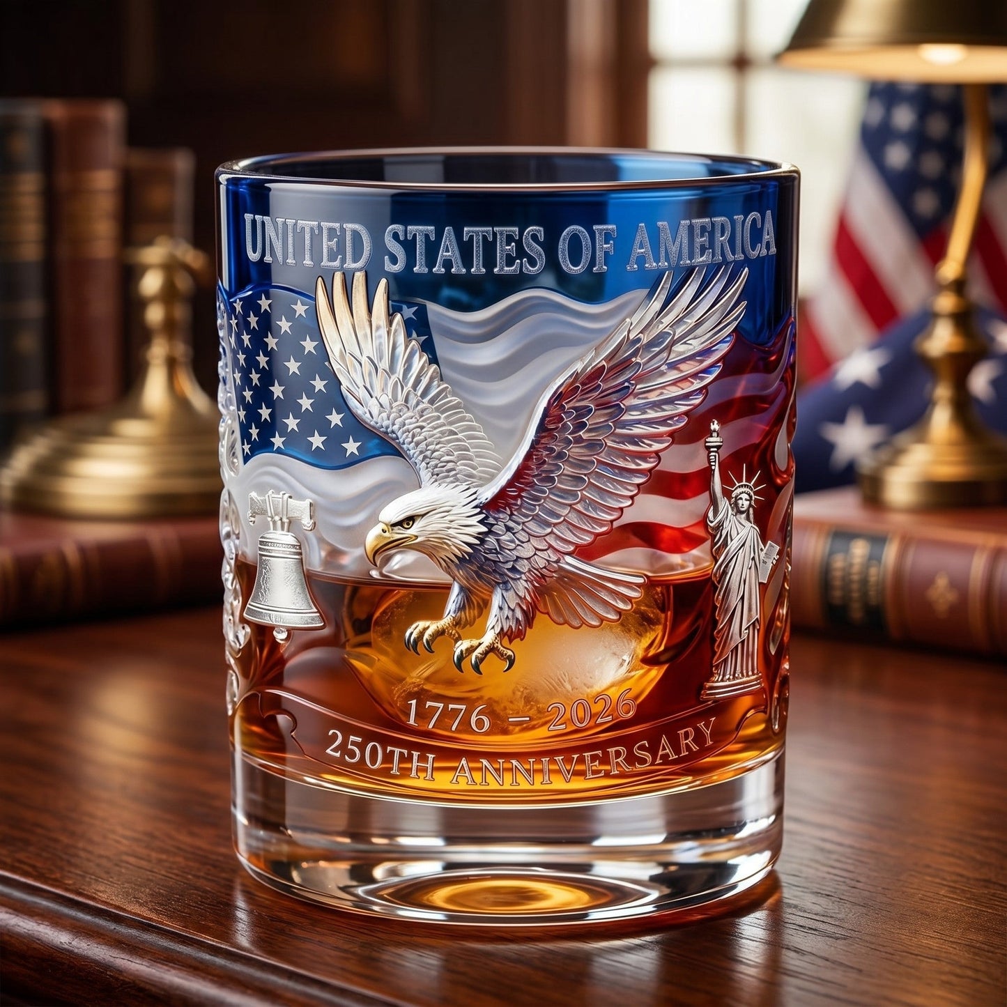 🔥Hot Sell ✨Limited Edition 2026 USA 250th Anniversary Commemorative Glass – 1776-2026 Heritage Edition