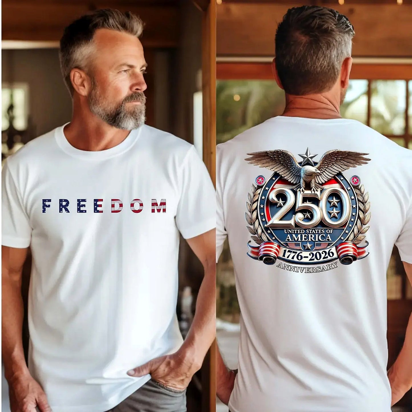 🔥50% OFF TODAY🎆 Freedom 250th Anniversary Shirt🦅