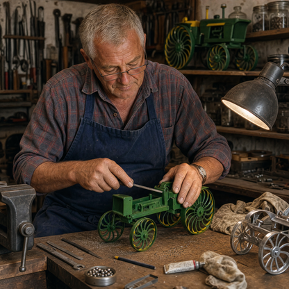 🚜Only Today 50% OFF-Earl's Handmade Tractor Wind Spinner